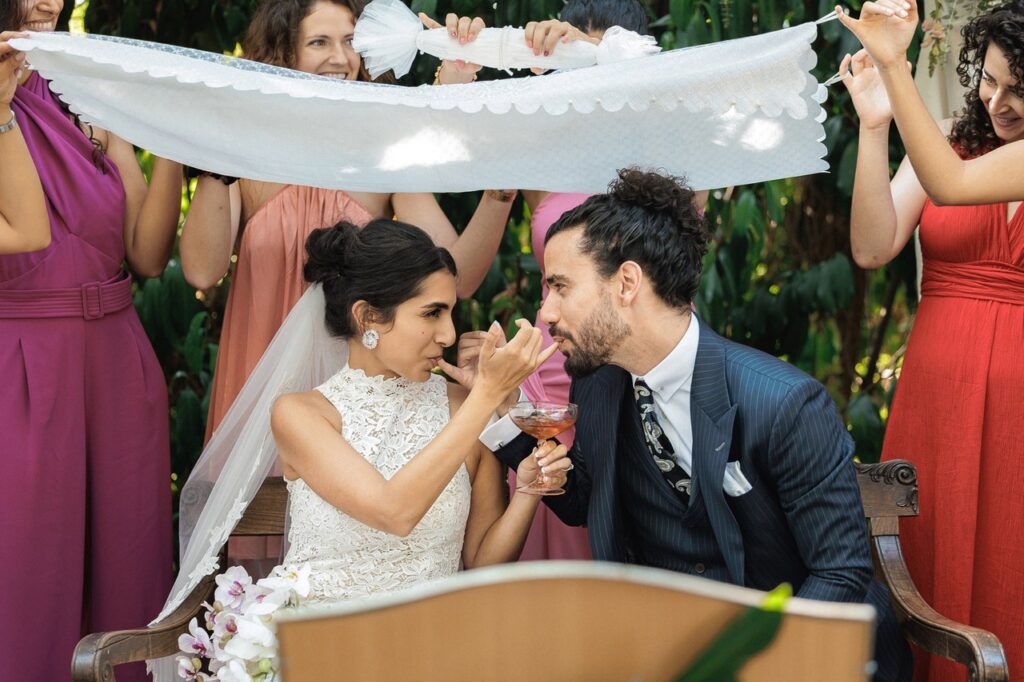 Cerimónia de casamento Persa.